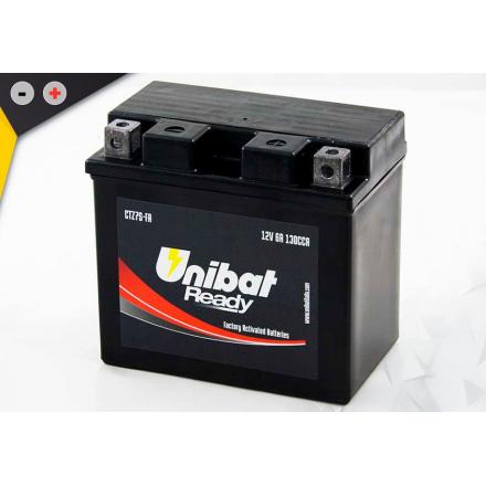 UCTZ7S-FA Batterie Unibat CTZ7S-FA - Scellés en Usine. (YTZ7S / BTZ7S / FTZ7S / CTZ7S / 7S) LxlxH : 113x70x105 [ - + ] 12V/6Ah