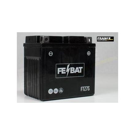 FTZ7S Batterie FE-BAT FTZ7S - Prête à l'emploi (CTZ7S / YTZ7S / BTZ7S / 7S) Batterie Pré-remplie (SLA) prête à l'emploi LxlxH : 