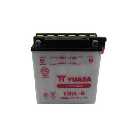 YB5L-B.AC Batterie YUASA YB5L-B LxlxH : 121x61x131 [ - + ] CB5L-B / CB5LB / BB5L-B / BB5LB / 5LB Batteries YUASA | Fp-moto.co