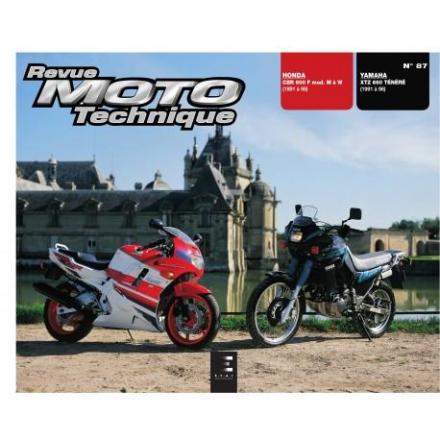 RTM87.3 Revue Moto Technique RMT 87.3 HONDA CBR600F(91/98)/YAMAHA XTZ 660(91/98) Revue Technique RTM -REVUE MOTO TECHN