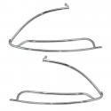 PROTECTION ARRIERE CHROMEE ORIGINE PIAGGIO 50-125 PRIMAVERA 2013-, SPRINT 2014- -1B000928-