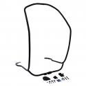 PROTECTION DE TABLIER AVANT NOIR MAT ORIGINE PIAGGIO 50-125 PRIMAVERA-SPRINT -1B001271-