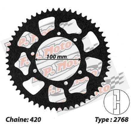 Couronne alu FE Béta 50.RR '04 50 420