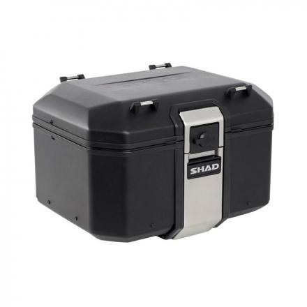 176528 TOP CASE SHAD TR48 TERRA 48L BLACK EDITION AVEC LOCK SYSTEM - CAPACITE 2 CASQUES JET (D0TR48100B) 2 Général SHAD | Fp-