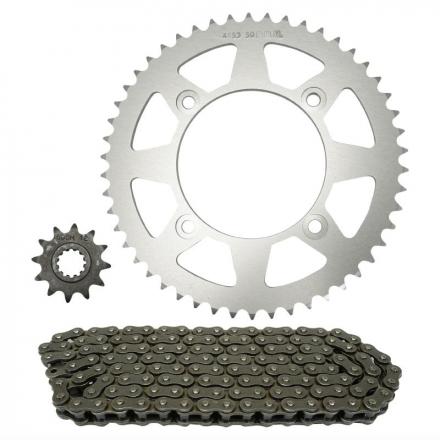 165571 KIT CHAINE ADAPTABLE BETA 50 RR SUPERMOTARD 2006-2009 420 50x12 (DEMULTIPLICATION D'ORIGINE) -TOP PERFORMANCES- 2 Gén