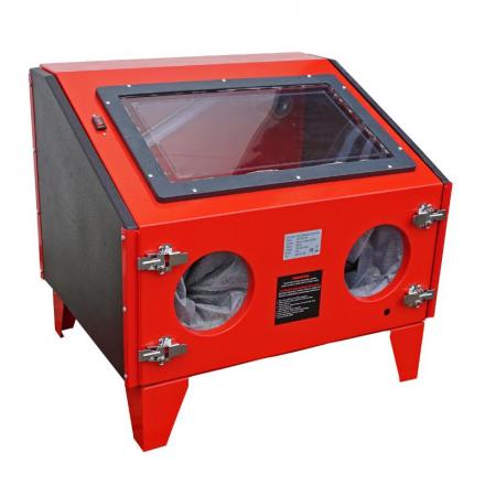 168687 CABINE DE SABLAGE 150L PRESSION 3 à 8 BARS 145 LITRES-MIN (70x58x63cm) (SABLEUSE) 2 Général | Fp-moto.com garage moto