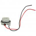 PORTE-AMPOULE-FICHE-DOUILLE 12V BAU15S AVEC CABLE -FLOSSER-