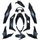 162426 CARROSSERIE-CARENAGE MAXISCOOTER ADAPTABLE HONDA 125 PCX 2014-2016 NOIR MAT (KIT 11 PIECES) -P2R- 2 Général | Fp-mot