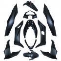 CARROSSERIE-CARENAGE MAXISCOOTER ADAPTABLE HONDA 125 PCX 2014-2016 NOIR MAT (KIT 11 PIECES) -P2R-