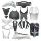 76256 CARROSSERIE-CARENAGE SCOOT ORIGINE PIAGGIO 50-125 LIBERTY 2009-2013 BLANC (KIT 18 PIECES) -1R000017- 2 Général | Fp-