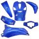 76278 KIT CARROSSERIE MAXISCOOTER ORIGINE PIAGGIO 50-125 LIBERTY DELIVERY 2009-2013 BLEU 280 (KIT 6 PIECES) -1R000115- 2 Génér