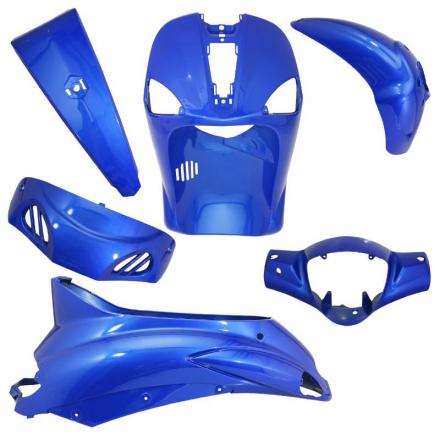 76278 KIT CARROSSERIE MAXISCOOTER ORIGINE PIAGGIO 50-125 LIBERTY DELIVERY 2009-2013 BLEU 280 (KIT 6 PIECES) -1R000115- 2 Génér