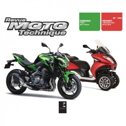 Revue Moto Technique RMT 189 PEUGEOT METROPOLIS (2013-2016) + KAWASAKI Z900 (2017-2018)