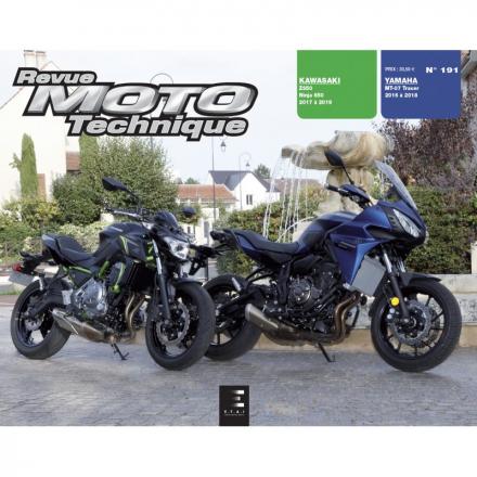 Revue Moto Technique RMT 191 KAWASAKI Z650 (de 2017 à 2019) ET YAMAHA TRACER 700 (de 2016 à 2018)