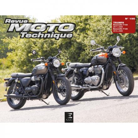 Revue Moto Technique RMT 195 TRIUMPH BONNEVILLE T100 ET T 120 (2016 à 2020)