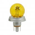 AMPOULE-LAMPE 12V 45-40W NORME R2 CULOT P45T STANDARD JAUNE (PROJECTEUR) (VENDU A L'UNITE) -FLOSSER-