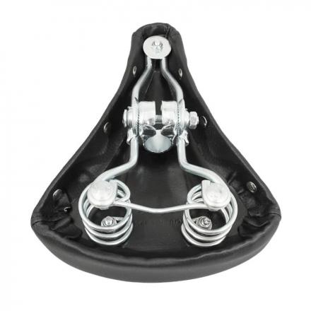 168654 SELLE CYCLO ADAPTABLE SOLEX NOIR AVEC RESSORTS CHROME 2 Général | Fp-moto.com garage moto albi atelier reparation