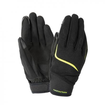 165531 GANTS PRINTEMPS-ETE TUCANO HOMME MIKY NOIR-JAUNE FLUO T 8 (S) (HOMOLOGUE EN 13594:2015-CE) (COMPATIBLE ECRAN TACTILE) 2