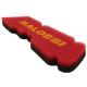 149950 MOUSSE FILTRE A AIR SCOOT MALOSSI DOUBLE RED SPONGE POUR PIAGGIO 50 ZIP 2T 2000-, NRG 2001-, TYPHOON 2001-, LIBERTY, FLY,