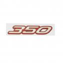 "DECO-LOGO ""350"" ORIGINE PIAGGIO 350 MP3 2018- -2H002601-"