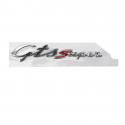 "DECO-LOGO ""GTS SUPER"" D'AILE ARRIERE DROITE ORIGINE PIAGGIO 125-300 VESPA GTS 2016-2020 -2H001664-"