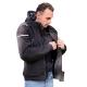 161228 VESTE-BLOUSON ADX RSX NOIR-GRIS S AVEC CAPUCHE AMOVIBLE (AVEC PROTECTIONS-SANS PLAQUE DORSALE) (HOMOLOGUE NF EN 1709