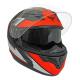 161197 CASQUE INTEGRAL ADX XR3 FEELING NOIR-ARGENT-ROUGE MAT XL (DOUBLE ECRANS) 2 Général | Fp-moto.com garage moto albi at