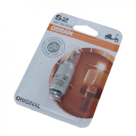 157249 AMPOULE-LAMPE 12V 35-35W NORME S2 HALOGENE CULOT BA20D STANDARD BLANC (PROJECTEUR) (BLISTER 1 PIECE ) -OSRAM- 2 Général 