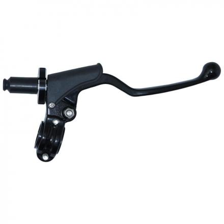148085 POIGNEE-LEVIER D'EMBRAYAGE MOTO UNIVERSEL ALU CNC NOIR AVEC CACHE POUSSIERE (QUALITE PREMIUM) 2 Général | Fp-moto.com
