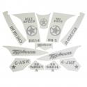 KIT DECO ORIGINE PIAGGIO 50 TYPHOON 2010- (POUR VEHICULE GRIS 742-B) -672559-