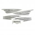 KIT DECO ORIGINE PIAGGIO 50 TYPHOON 2011- (VEHICULE NOIR OU JAUNE) -657476-
