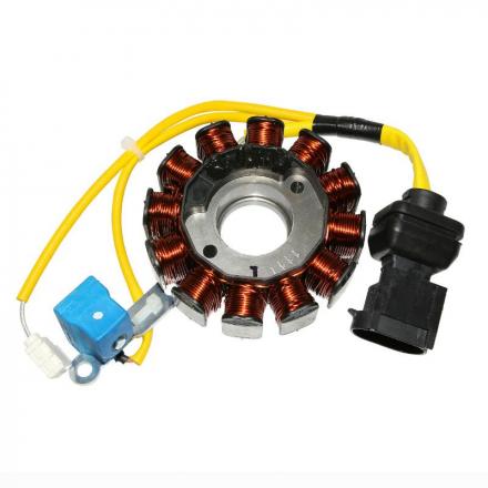 67307 STATOR (KOKUSAN) ORIGINE PIAGGIO 125 FLY, LIBERTY, VESPA LX, VESPA S 2007-, X8 2004-, X9 2003-, TYPHOON 2010--APRILIA 125 