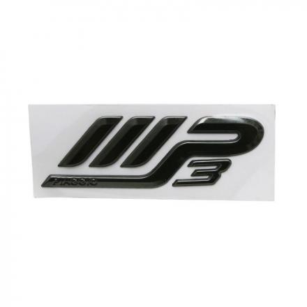 75510 "DECO-LOGO ""MP3"" AILE ARRIERE GRIS FONCE ORIGINE PIAGGIO 500 MP32011-2013 -1B000253-" 2 Général | Fp-moto.com garag