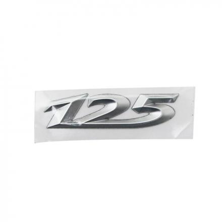 85395 "DECO-LOGO ""125"" ORIGINE PIAGGIO 125 X8 2004-2006, X-EVO 2007-, BEVERLY 2006-2008 -624711-" 2 Général | Fp-moto.com