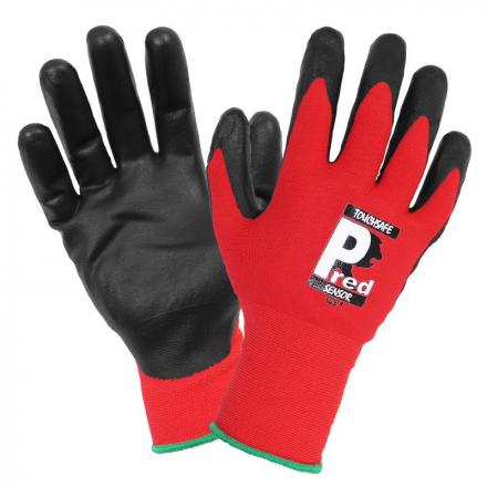 170756 GANTS ATELIER TACTILE NYLON-ELASTHANNE ROUGE-NOIR HOMOLOGUE CE - TAILLE 9 (PAIRE) 2 Général | Fp-moto.com garage mo