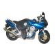 169756 TABLIER COUVRE JAMBE TUCANO MOTO GAUCHO R118 NOIR POUR HONDA 500 CB, 1000 CB, HORNET, VFR, 600 CBF, 1000 CBF - KAWASAKI E