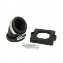 PIPE ADMISSION SCOOT TOP PERF TPR RACING 360° MONTAGE AVEC CARBURATEUR MIKUNI TM 24 POUR PIAGGIO 50 ZIP, TYPHOON- APRILIA 50 SR-