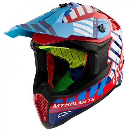 172036 CASQUE CROSS ADULTE MT FALCON ENERGY ROUGE BRILLANT XL (BOUCLE DOUBLE D) 2 Général | Fp-moto.com garage moto albi at