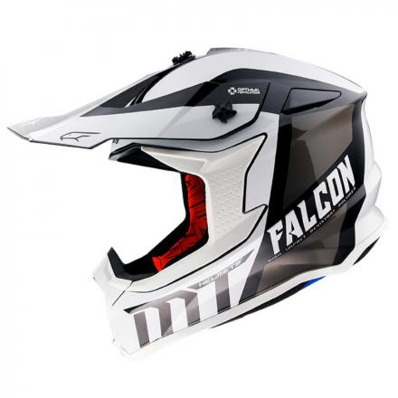 172044 CASQUE CROSS ADULTE MT FALCON WARRIOR BLANC BRILLANT M (BOUCLE DOUBLE D) 2 Général | Fp-moto.com garage moto albi a