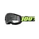 167954 MASQUE-LUNETTES CROSS 100% ADULTE STRATA 2 UPSOL NOIR ECRAN TRANSPARENT ANTI-BUEE-ANTI-RAYURES 2 Général | Fp-moto.co