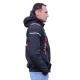 161237 VESTE-BLOUSON ADX RSX NOIR-ROUGE 2XL AVEC CAPUCHE AMOVIBLE (AVEC PROTECTIONS-SANS PLAQUE DORSALE) (HOMOLOGUE NF EN 1709