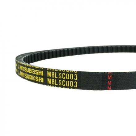 165465 COURROIE SCOOT ADAPTABLE APRILIA 50 SONIC - MALAGUTI 50 F10, YESTERDAY - MBK 50 FIZZ, 50 EVOLIS, 50 TARGET (OEM 3WF176410