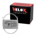 CABLE DE GAZ CYCLO VELOX G.10 POUR PEUGEOT BOULE 5x7mm DIAM 12-10 Lg 1,20M (12 FILS) (BOITE DE 25)