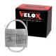 168728 CABLE DE GAZ CYCLO VELOX G.4 POUR MBK-CIAO BOULE 3x4mm DIAM 12-10 Lg 2,50M (12 FILS) (BOITE DE 25) 2 Général | Fp