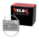 CABLE DE GAZ CYCLO VELOX G.14 POUR DELLORTO BOULE 3x3mm DIAM 12-10 Lg 1.20M (12 FILS) (BOITE DE 25)