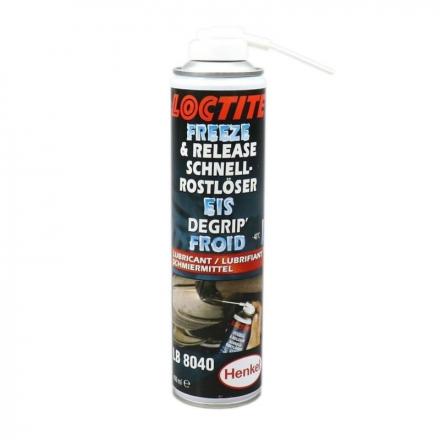 168696 DEGRIPPANT REFROIDISSEUR LOCTITE 8040 (DEBLOQUE PAR CHOC THERMIQUE -43°C) (AEROSOL 400ml) 2 Général | Fp-moto.com gar