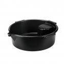 BAC MULTI-USAGES PRESSOL EN POLYETHYLENE GRADUE AVEC POIGNEES NOIR 6L (VENDU A L'UNITE)