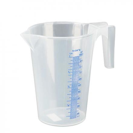168295 DOSEUR-BROC PRESSOL EN POLYPROPYLENE GRADUE TRANSPARENT 1L (VENDU A L'UNITE) 2 Général | Fp-moto.com garage moto albi