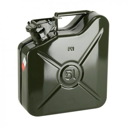 168260 JERRYCAN-BIDON ESSENCE-CARBURANT PRESSOL METAL ARMEE VERT 5L (HOMOLOGUE TUV-EN) 2 Général | Fp-moto.com garage moto