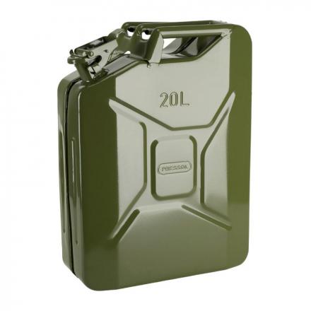 168262 JERRYCAN-BIDON ESSENCE-CARBURANT PRESSOL METAL ARMEE VERT 20L (HOMOLOGUE TUV-EN) 2 Général | Fp-moto.com garage moto
